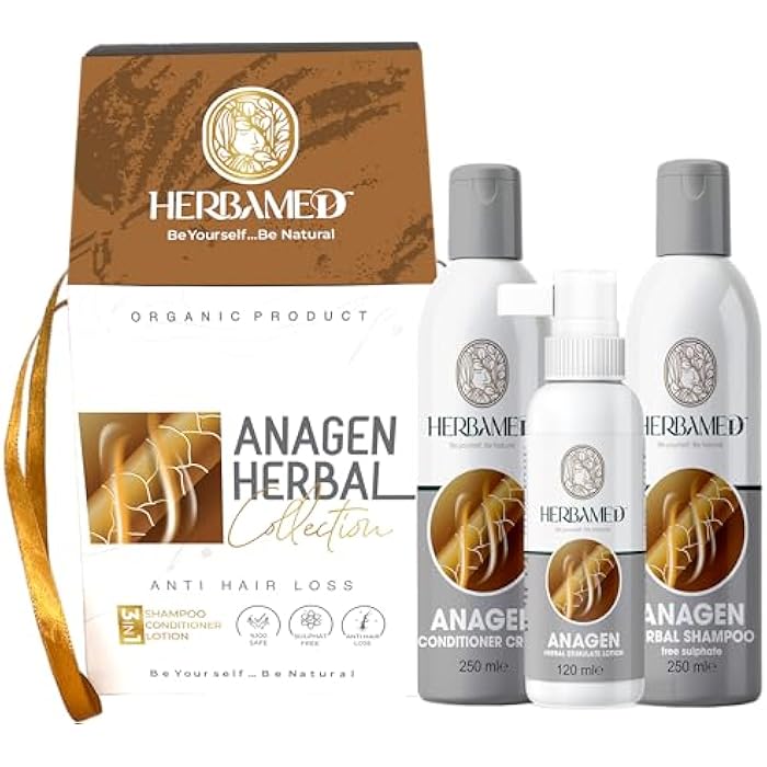 Herbamed Anagen Herbal Collection Anyi Hair Loss 3in1 Shampoo, Conditioner & Lotion - Image 1